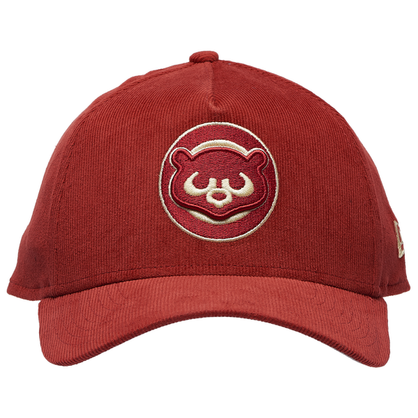 New Era Cubs 9Forty A-Frame Tonal Cord Cap - Adult - Orange - Image 2