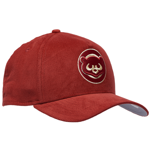 New Era Cubs 9Forty A-Frame Tonal Cord Cap - Adult - Orange - Image 3