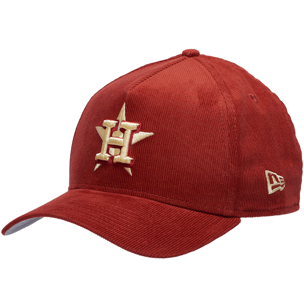 New Era Astros 9Forty A-Frame Tonal Cord Cap - Adult - Orange