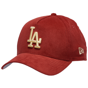 New Era Dodgers 9Forty A-Frame Tonal Cord Cap - Adult - Orange