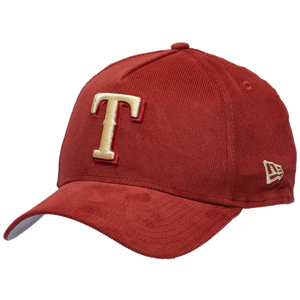 New Era Rangers 9Forty A-Frame Tonal Cord Cap - Adult - Orange