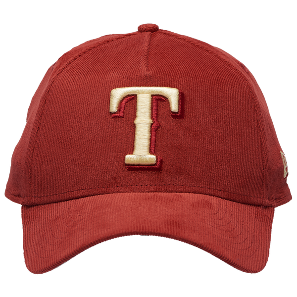 New Era Rangers 9Forty A-Frame Tonal Cord Cap - Adult - Orange - Image 2