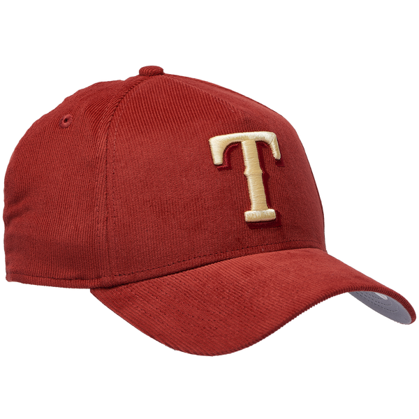 New Era Rangers 9Forty A-Frame Tonal Cord Cap - Adult - Orange - Image 3