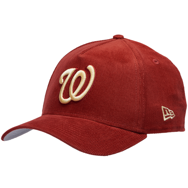 New Era Nationals 9Forty A-Frame Tonal Cord Cap - Adult - Orange