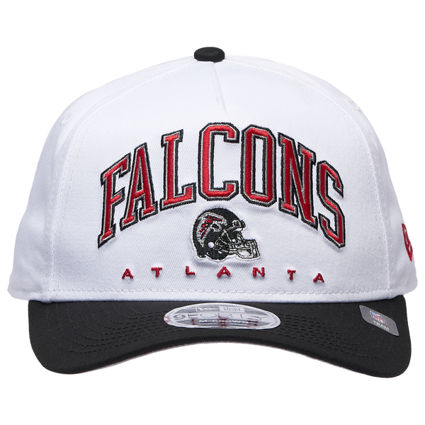 New Era Falcons 9Forty A-Frame 2T Arch Cap - Adult - White/Black - Image 2