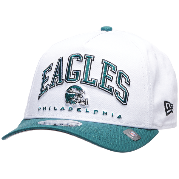 New Era Eagles 9Forty A-Frame 2T Arch Cap - Adult - White/Green