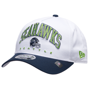 New Era Seahawks 9Forty A-Frame 2T Arch Cap - Adult - White/Navy