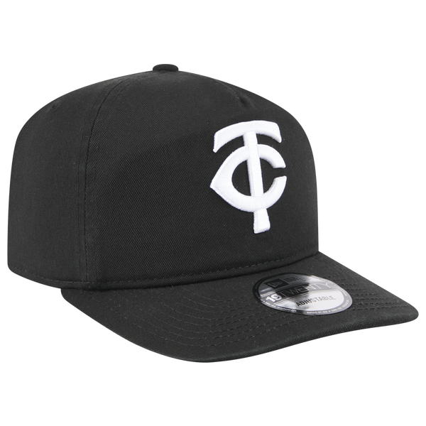 New Era Twins Core 19TWENTY Cap - Adult - Black/Black/White - Image 3