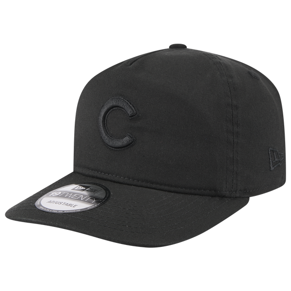 New Era Cubs Core 19TWENTY Cap - Adult - Black/Black/Black