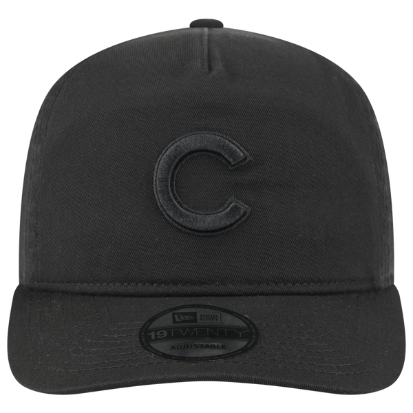 New Era Cubs Core 19TWENTY Cap - Adult - Black/Black/Black - Image 2