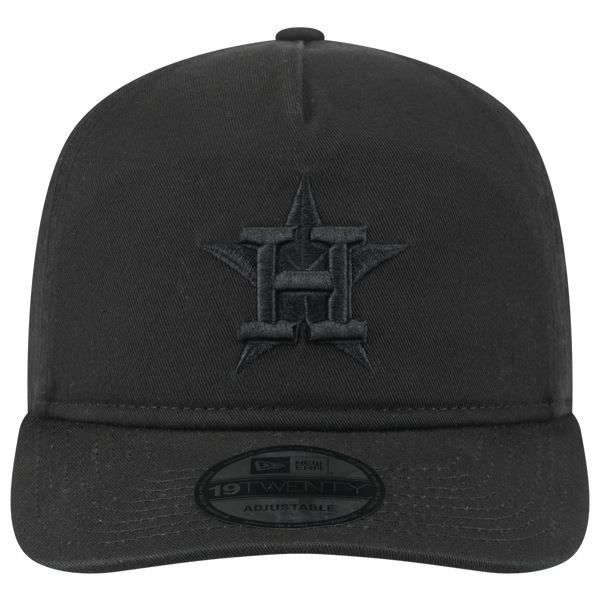 New Era Astros Core 19TWENTY Cap - Adult - Black/Black/Black - Image 2