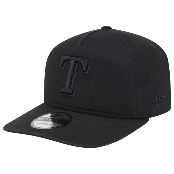 New Era Rangers Core 19TWENTY Cap - Adult - Black/Black/Black