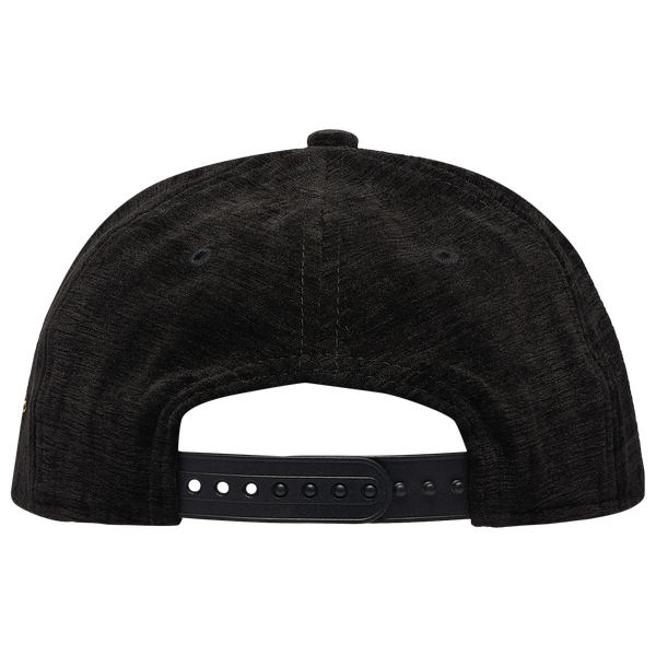 New Era Bulls 940 A Frame Velvet Script Cap - Adult - Black/Black - Image 4