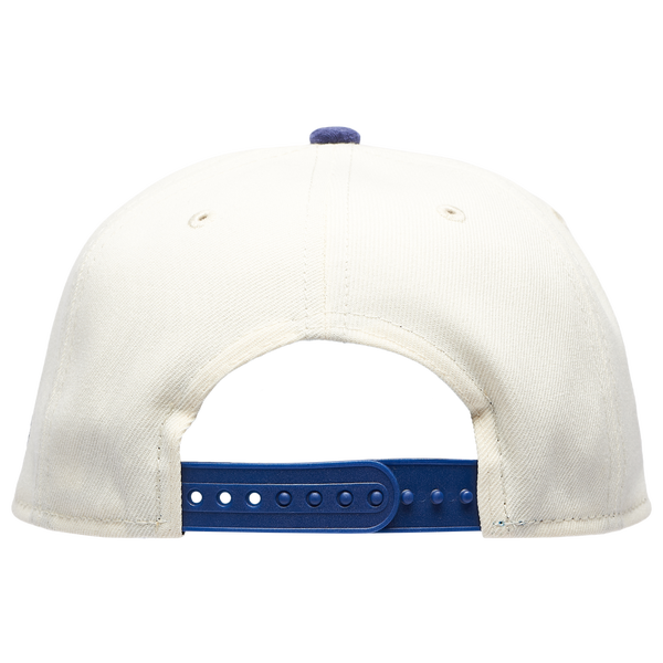 New Era Rangers 2 Tone Velvet Script Cap - Adult - White/Royal - Image 4
