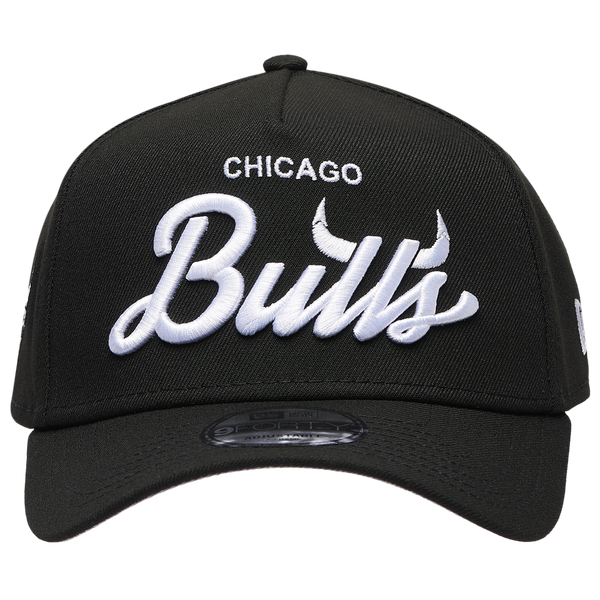 New Era Bulls 940 A Frame Local Play Cap - Adult - Black/Black - Image 2