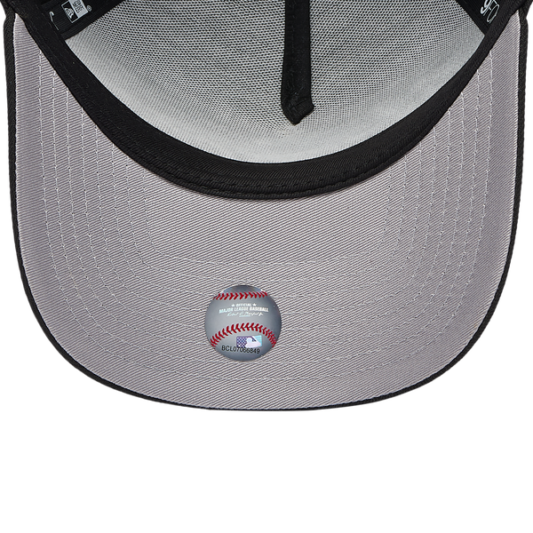 New Era Yankees 940 A Frame Local Play Cap - Adult - Black/Black - Image 5