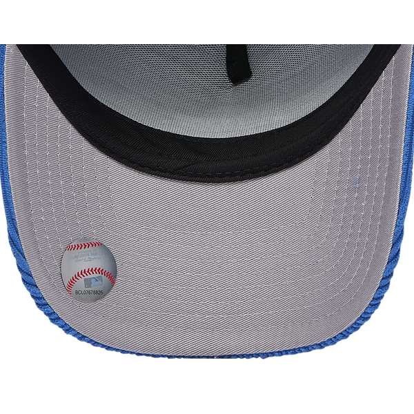 New Era Dodgers 940 A Frame Chenille Pop Cap - Adult - Royal/Royal - Image 5