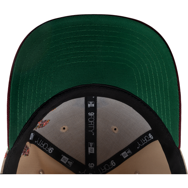 New Era Braves 940 A Frame Chenille Pop Cap - Adult - Navy/Navy - Image 5