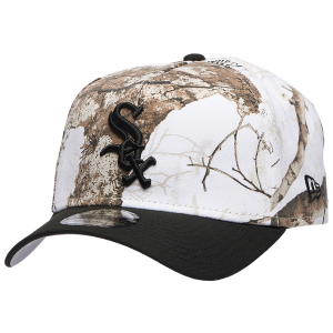 New Era White Sox 9FORTY A-Frame Snow Realtree Cap - Adult - Multi/Black