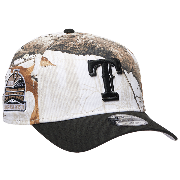 New Era Rangers 9FORTY A-Frame Snow Realtree Cap - Adult - Multi/Black - Image 3