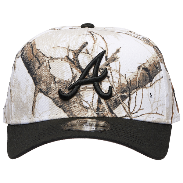 New Era Braves 9FORTY A-Frame Snow Realtree Cap - Adult - Black/Multi - Image 2