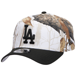 New Era Dodgers 9FORTY A-Frame Snow Realtree Cap - Adult - Multi/Black