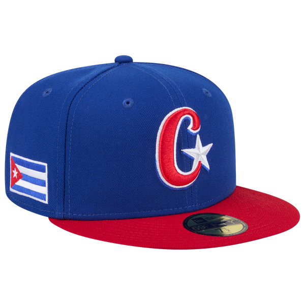 New Era Cuba 59FIFTY World Baseball Classic '26 Cap - Adult - Blue/Red - Image 3