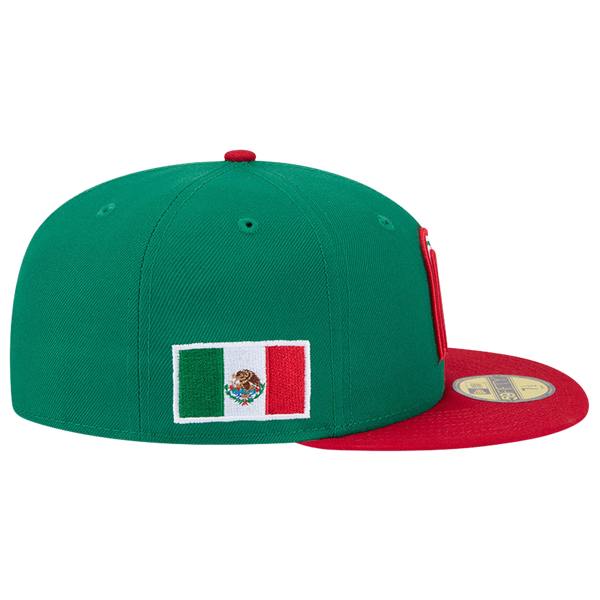 New Era Mexico 59FIFTY World Baseball Classic '26 Cap - Adult - Green/Red - Image 5