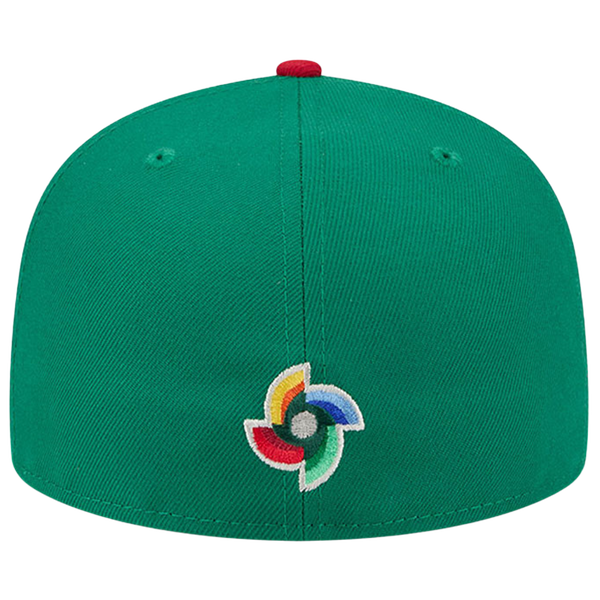 New Era Mexico 59FIFTY World Baseball Classic '26 Cap - Adult - Green/Red - Image 6