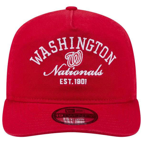 New Era Nationals 19TWENTY Stacked Cap - Adult - Red - Image 2