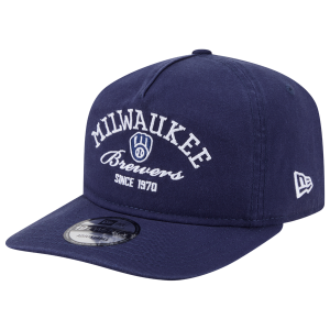 New Era Brewers 19TWENTY Stacked Cap - Adult - Navy