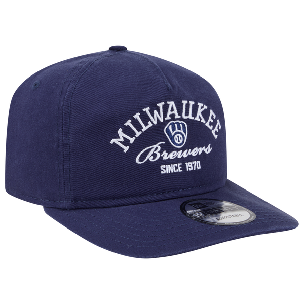 New Era Brewers 19TWENTY Stacked Cap - Adult - Navy - Image 3