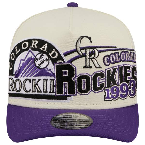New Era Rockies 9FIFTY A-Frame Classic Cap - Adult - Purple/White - Image 2
