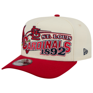 New Era Cardinals 9FIFTY A-Frame Classic Cap - Adult - Red/White