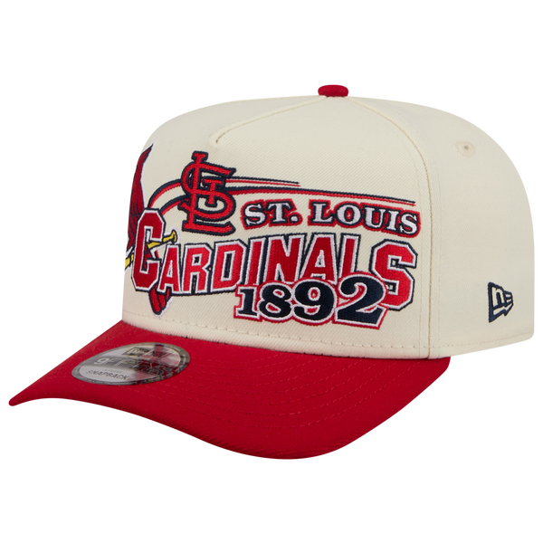 New Era Cardinals 9FIFTY A-Frame Classic Cap - Adult - Red/White