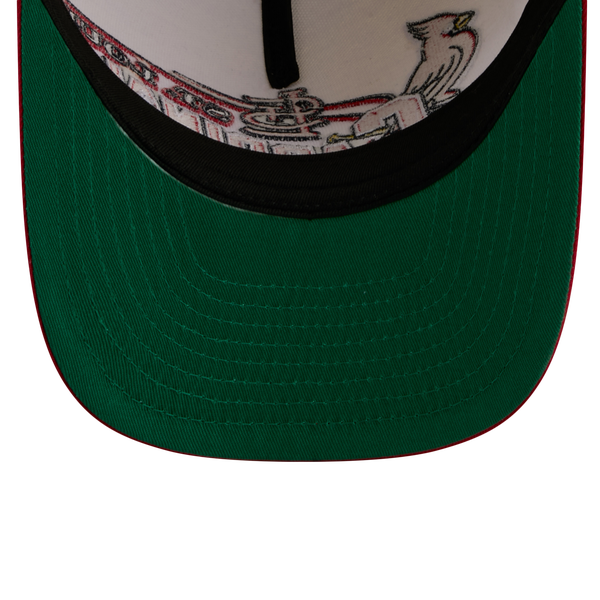 New Era Cardinals 9FIFTY A-Frame Classic Cap - Adult - Red/White - Image 7