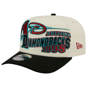 New Era Diamondbacks 9FIFTY A-Frame Classic Cap - Adult - White/Black