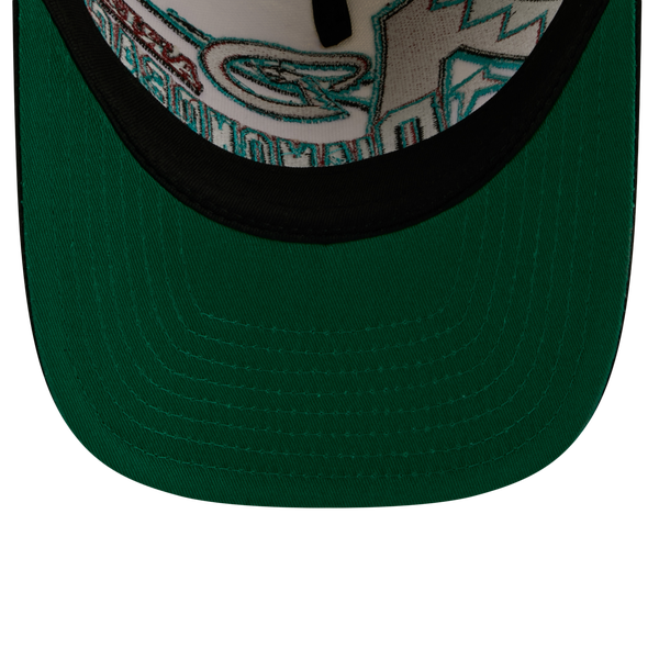 New Era Diamondbacks 9FIFTY A-Frame Classic Cap - Adult - White/Black - Image 7