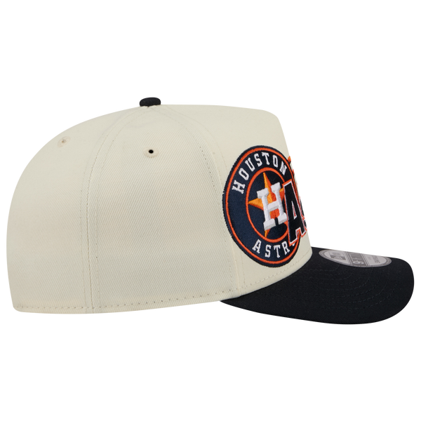 New Era Astros 9FIFTY A-Frame Classic Cap - Adult - White/Navy - Image 6