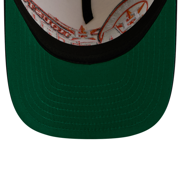 New Era Astros 9FIFTY A-Frame Classic Cap - Adult - White/Navy - Image 7