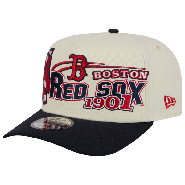 New Era Red Sox 9FIFTY A-Frame Classic Cap - Adult - Navy/White