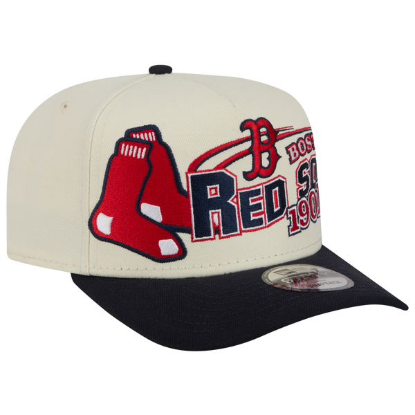New Era Red Sox 9FIFTY A-Frame Classic Cap - Adult - Navy/White - Image 3