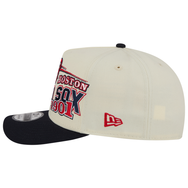 New Era Red Sox 9FIFTY A-Frame Classic Cap - Adult - Navy/White - Image 5