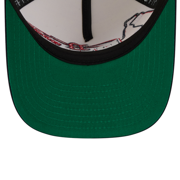 New Era Red Sox 9FIFTY A-Frame Classic Cap - Adult - Navy/White - Image 7