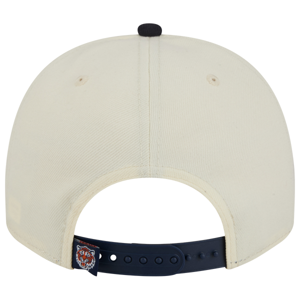 New Era Tigers 9FIFTY A-Frame Classic Cap - Adult - White/Navy - Image 4