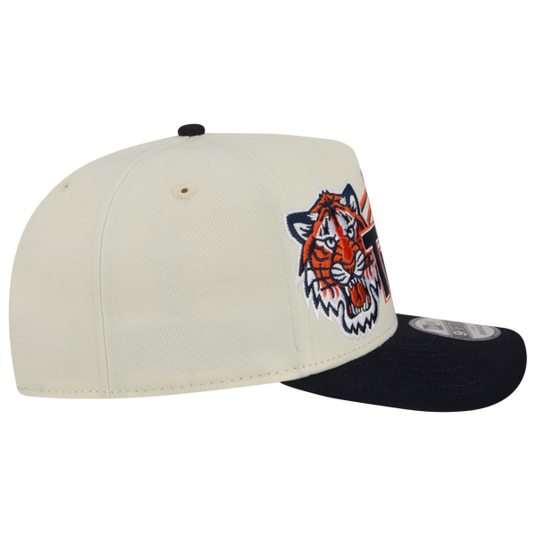 New Era Tigers 9FIFTY A-Frame Classic Cap - Adult - White/Navy - Image 6
