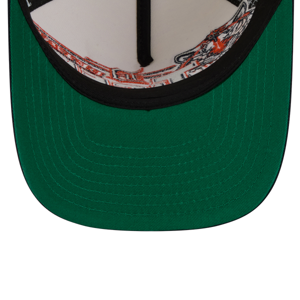 New Era Tigers 9FIFTY A-Frame Classic Cap - Adult - White/Navy - Image 7