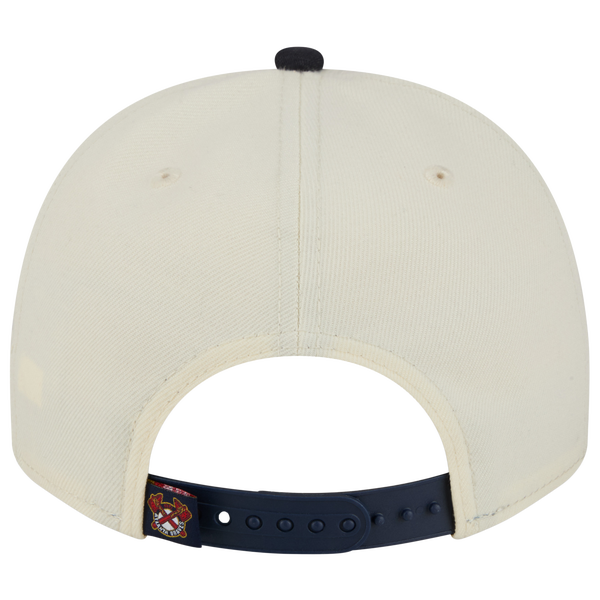 New Era Braves 9FIFTY A-Frame Classic Cap - Adult - White/Navy - Image 4