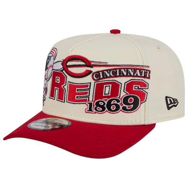 New Era Reds 9FIFTY A-Frame Classic Cap - Adult - Red/White