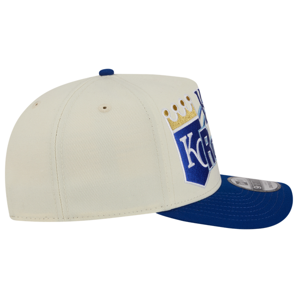 New Era Royals 9FIFTY A-Frame Classic Cap - Adult - White/Blue - Image 6